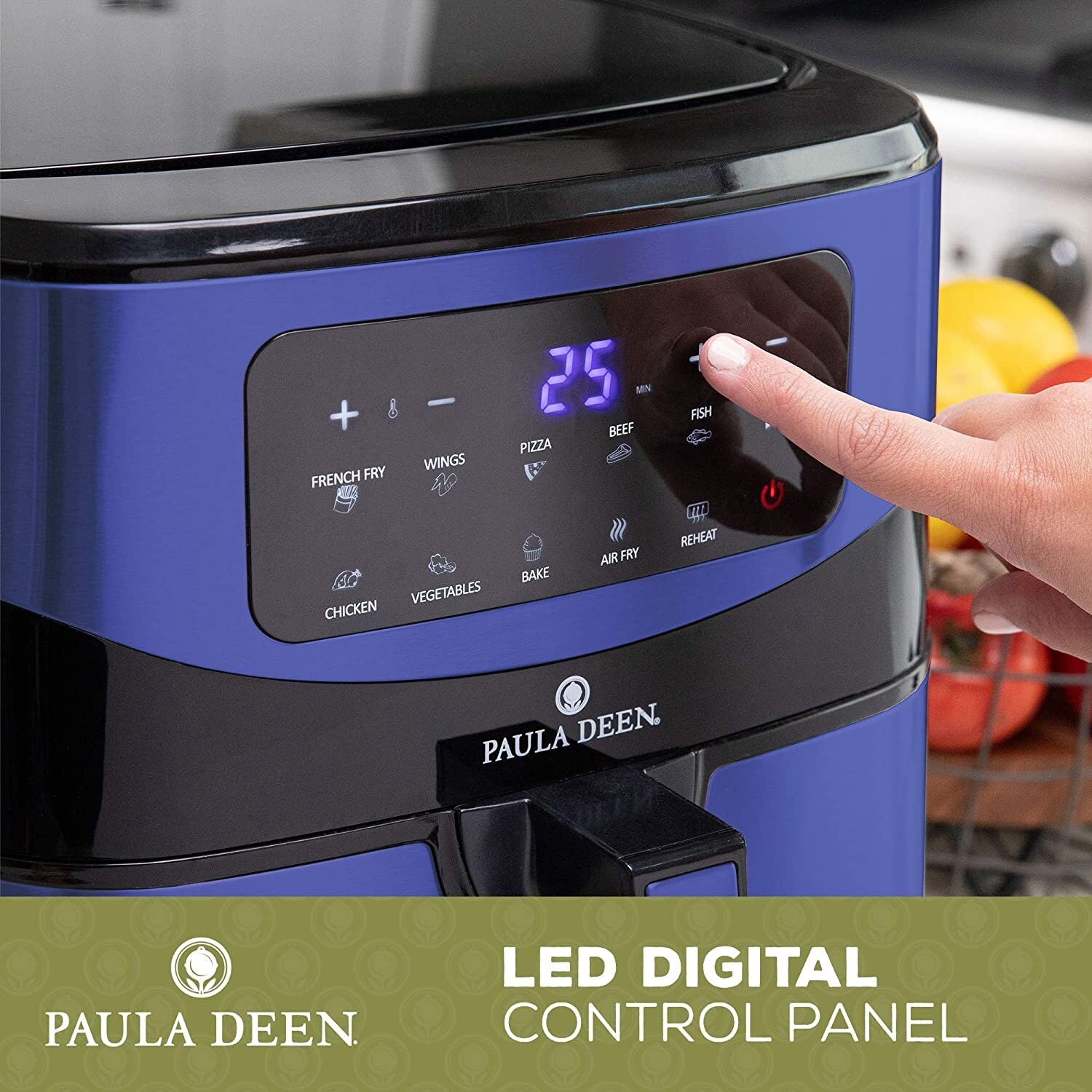 Paula DeenundefinedPDKDF579BL 1700 Watts Stainless Steel 10 QT